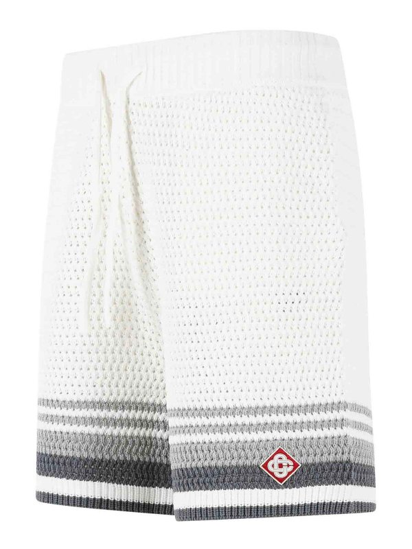 The Best Shops CASABLANCA: トラウザーショーツ - ショートパンツ - 白