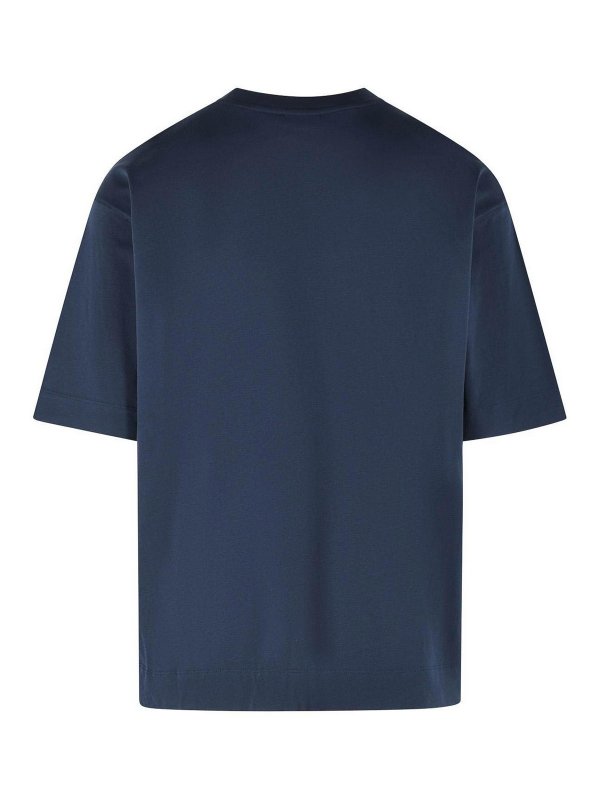 DRIES VAN NOTEN: T-shirts online - T-Shirt - Dunkelblau