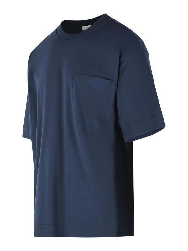 The Best Shops DRIES VAN NOTEN: T-shirts - T-Shirt - Dunkelblau