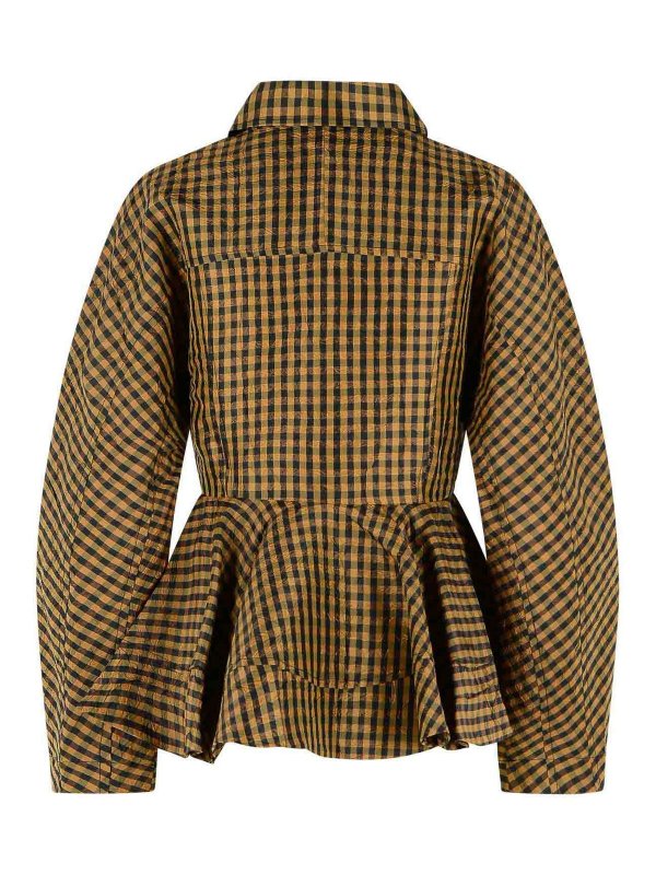 GANNI: シャツ online - シャツ - ブラウン