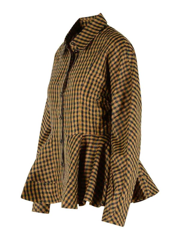 The Best Shops GANNI: シャツ - シャツ - ブラウン