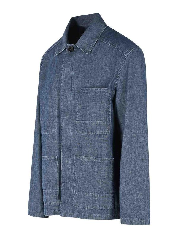 The Best Shops JIL SANDER: giacche casual - Giacca in cotone blu