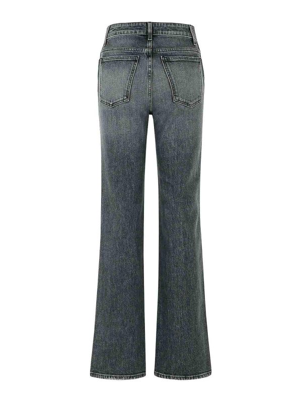 KHAITE: jeans dritti, a sigaretta online - Jeans in cotone Danielle