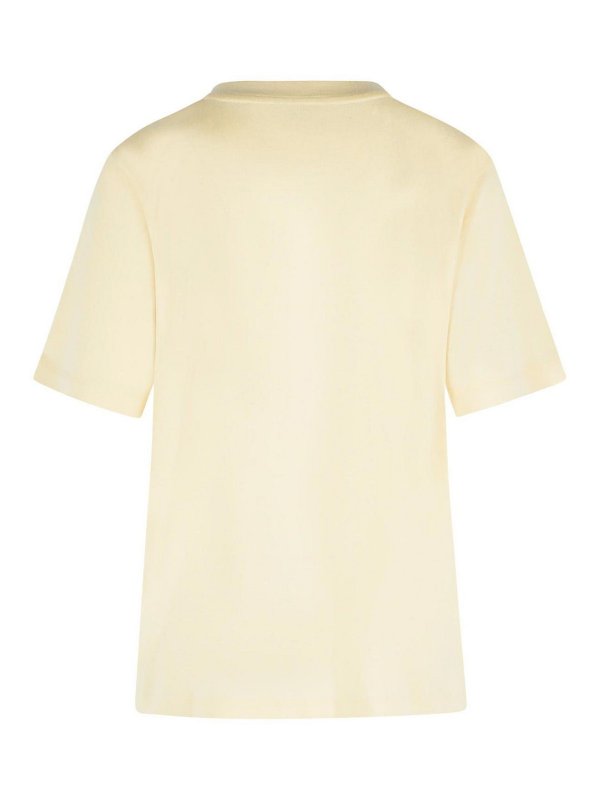KHAITE: T-shirts online - T-Shirt - Creme