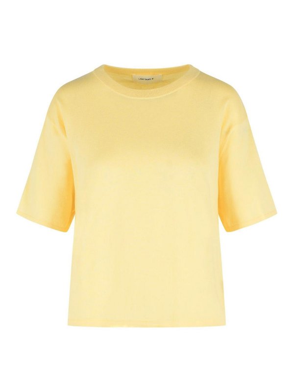 LISA YANG: Camisetas - Camiseta - Amarillo