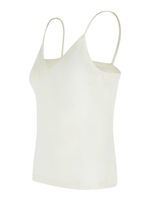 The Best Shops LISA YANG: Tops und Tank Tops - Top - Creme