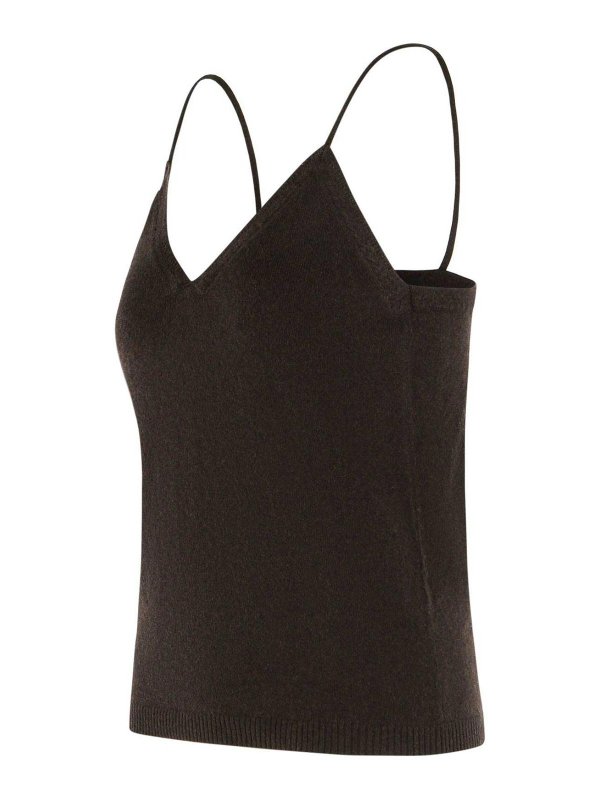 The Best Shops LISA YANG: Tops y camisetas sin mangas - Top - Marrón