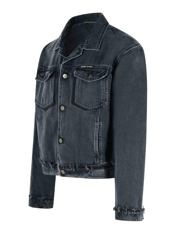 The Best Shops Maison Margiela: Tops & Tank tops - Black Cotton Jacket