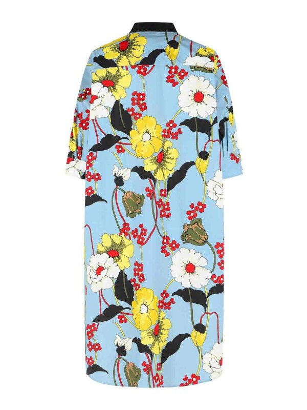 Marni: Robes courtes online - Robe Courte - Bleu Clair