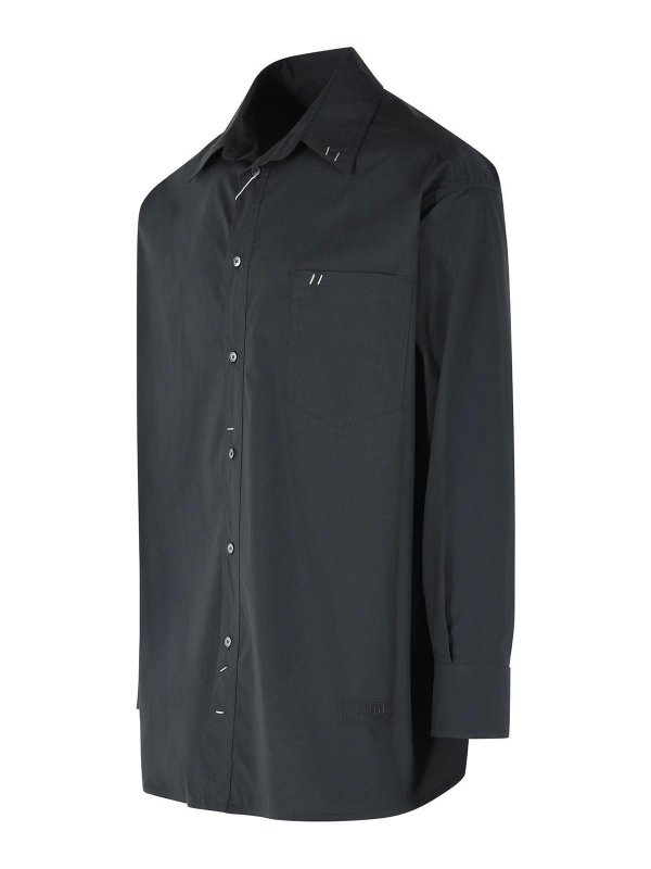 The Best Shops MM6 MAISON MARGIELA: シャツ - シャツ - 黒