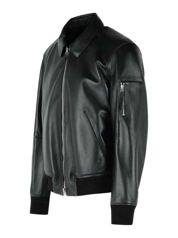 The Best Shops TOM FORD: レザージャケット - レザージャケット - 黒