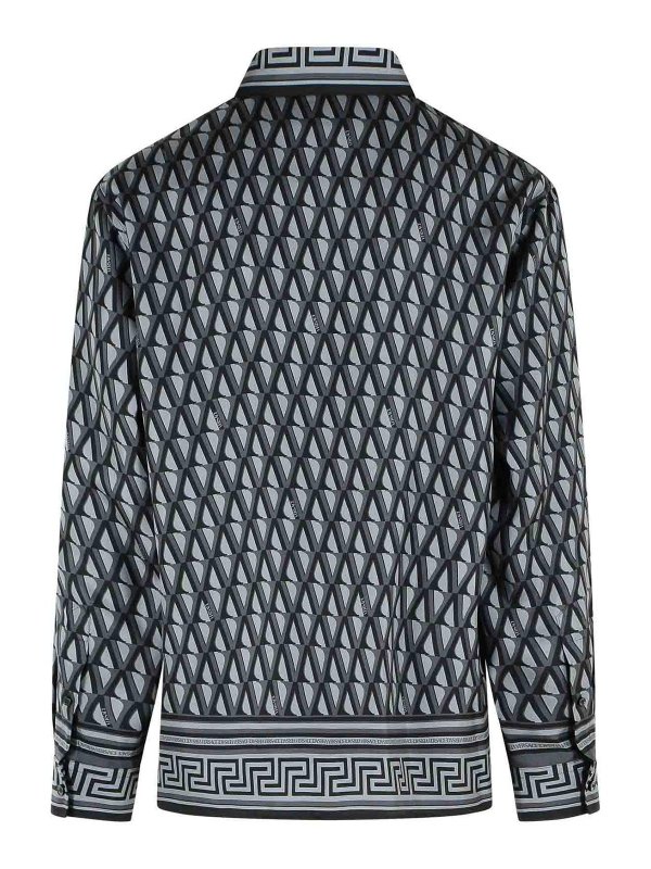VERSACE: Camisas online - Camisa - Gris