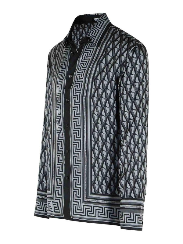 The Best Shops VERSACE: Camisas - Camisa - Gris