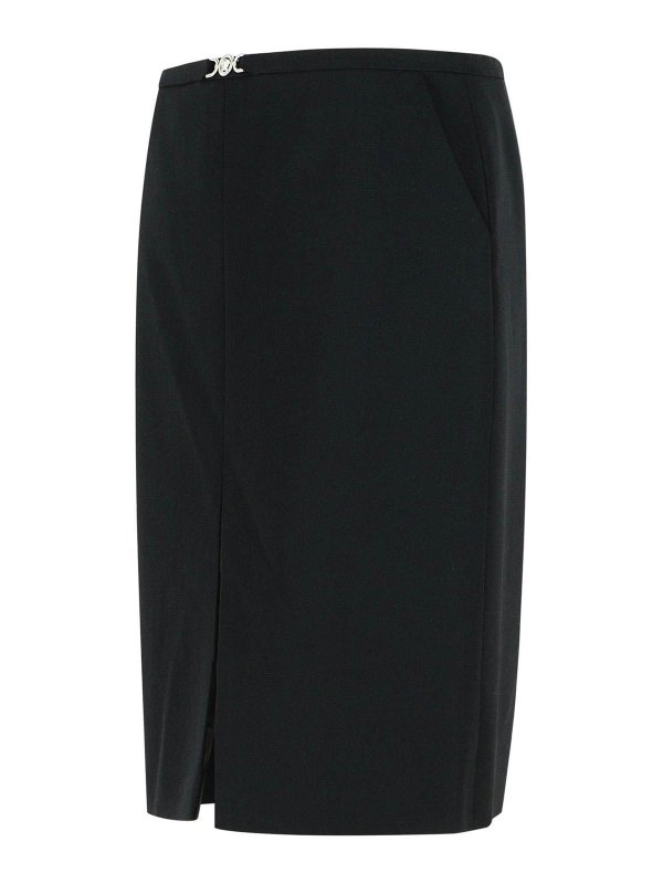 The Best Shops VERSACE: Knielange und Midi Röcke - Midirock - Schwarz