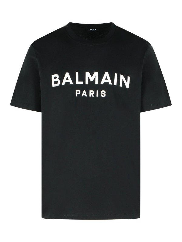 Balmain: Camisetas - Camiseta - Negro