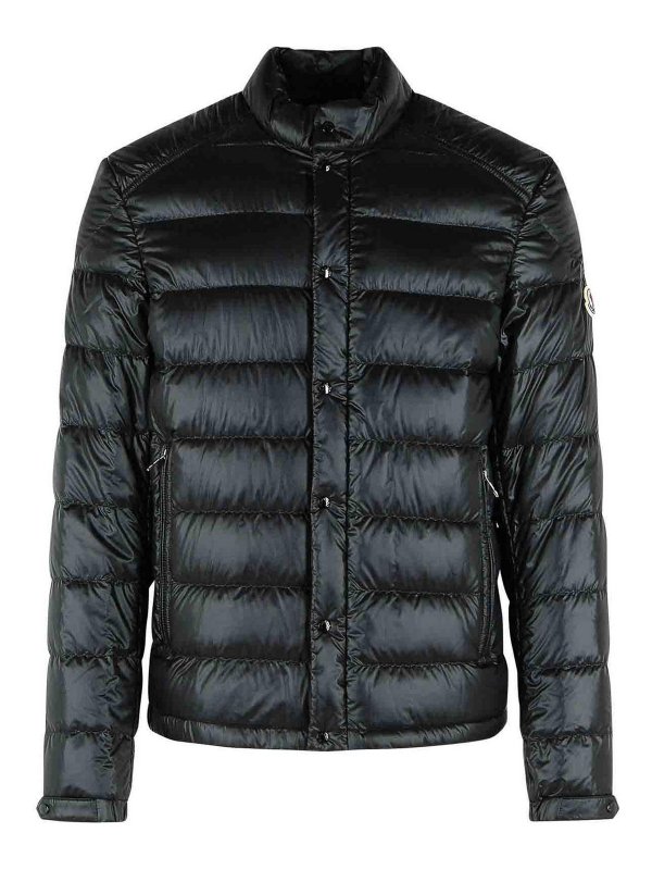 MONCLER: padded jackets - Selves Short Black Polyamide Down Jacket