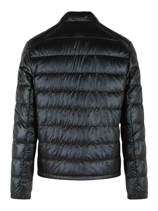 MONCLER: padded jackets online - Selves Short Black Polyamide Down Jacket