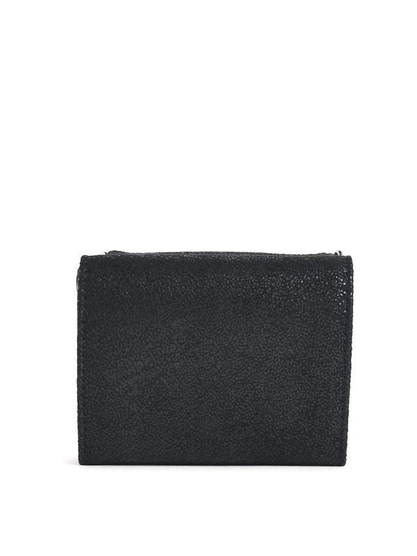 The Best Shops STELLA McCARTNEY: wallets & purses - Black  Wallet In Shaggy Deer