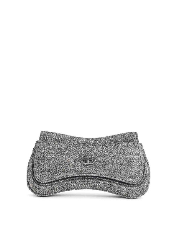 DIESEL: クラッチバッグ - クラッチバッグ - グレー