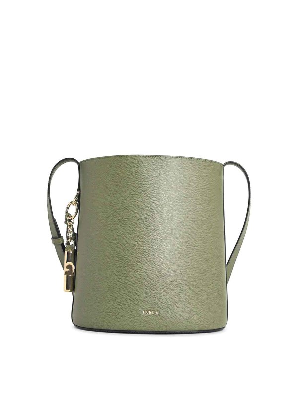 FURLA: バケットバッグ - バケットバッグ - 緑