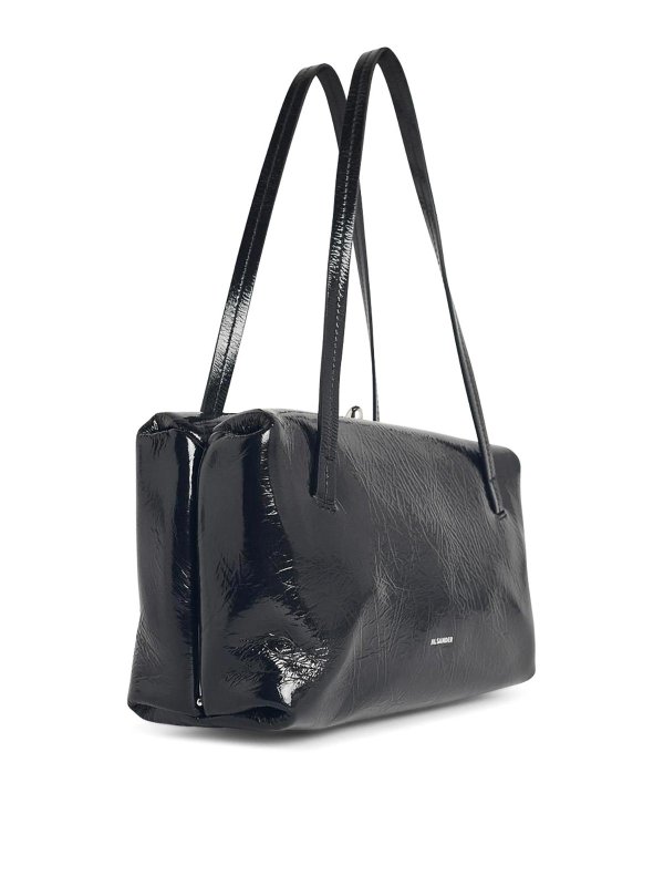 JIL SANDER: clutches online - Small  Black Leather Bag