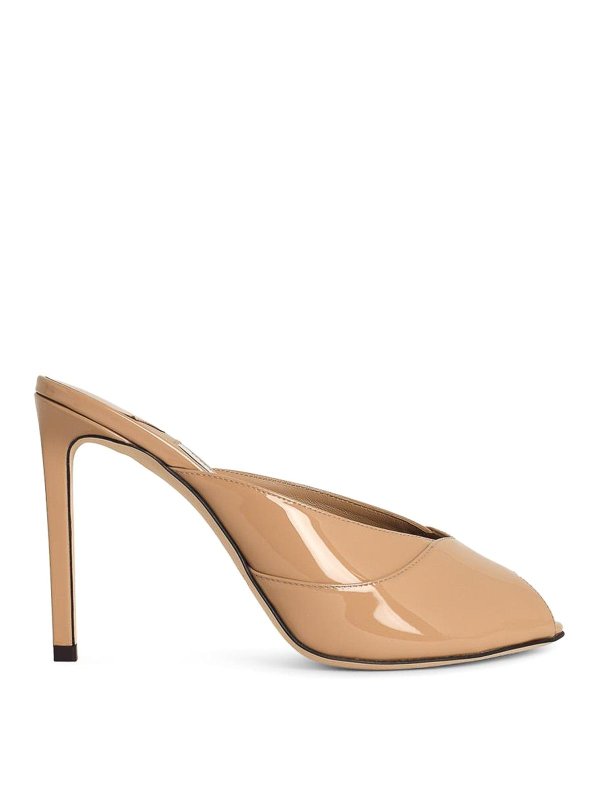 JIMMY CHOO: Mules - Mules - Nude