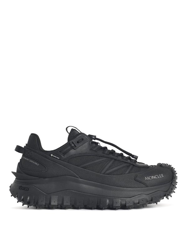 MONCLER: Chaussures de sport - Baskets - Noir