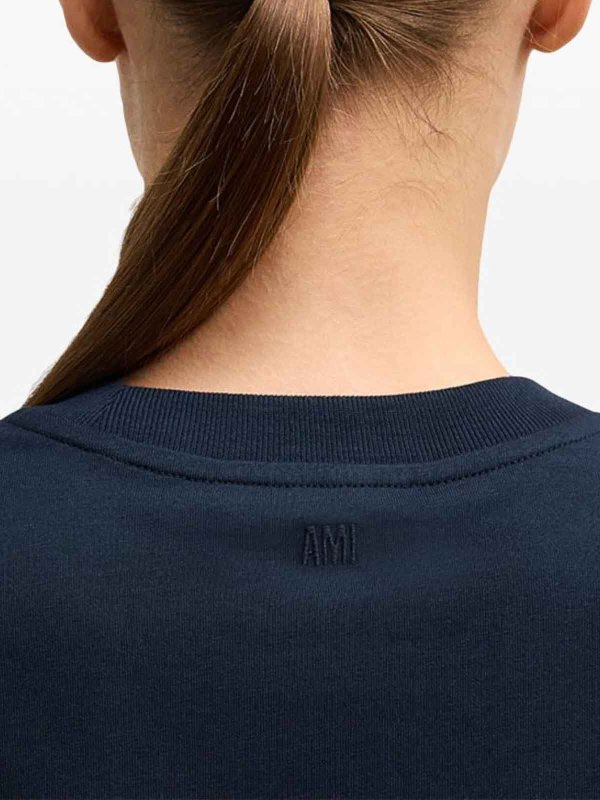 Camiseta - Azul Replica 
online: AMI PARIS