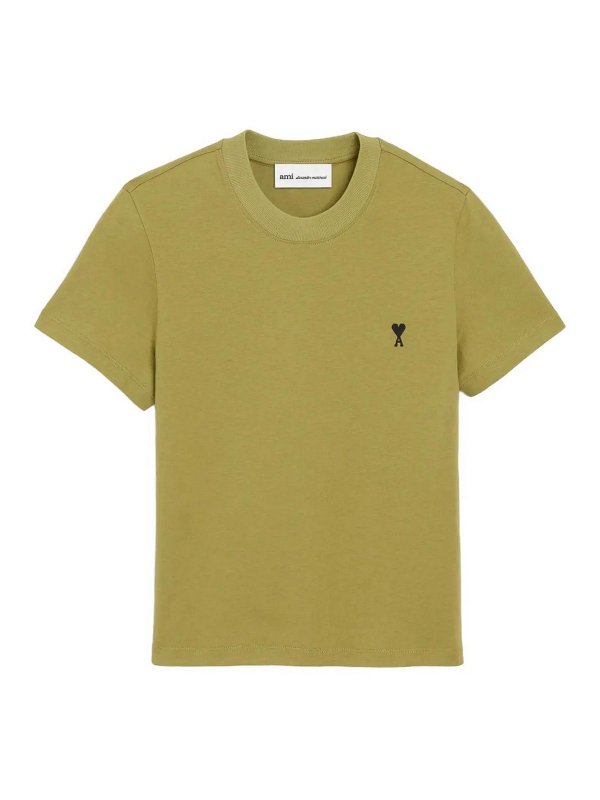 AMI PARIS: Camisetas - Camiseta - Verde
