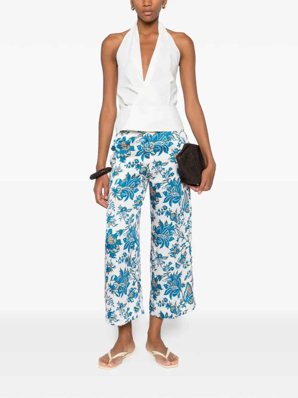 ETRO: Casual Hosen online - Casual Hose - Hellblau