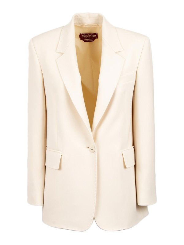 MAX MARA STUDIO: Blazer - Blazer - Weiß