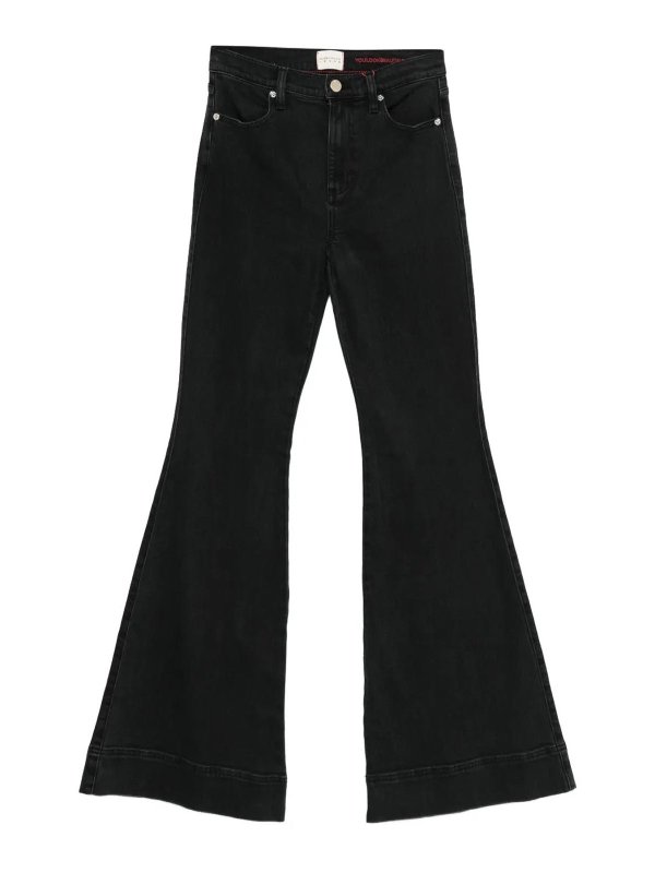 ALICE+OLIVIA: Jeans Rectos - Vaqueros Rectos - Negro