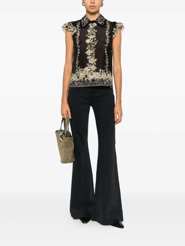 ALICE+OLIVIA: Jeans Rectos online - Vaqueros Rectos - Negro