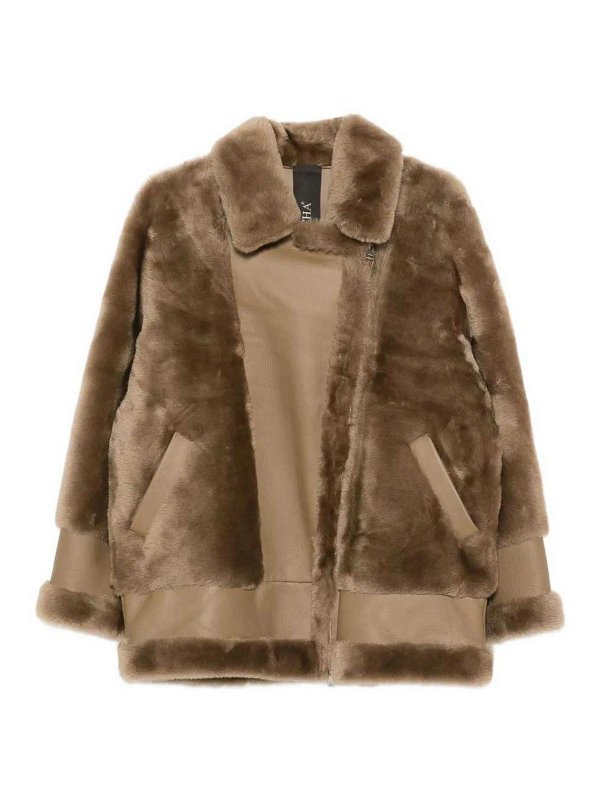 Blancha: leather coats - Reversible Sheepskin