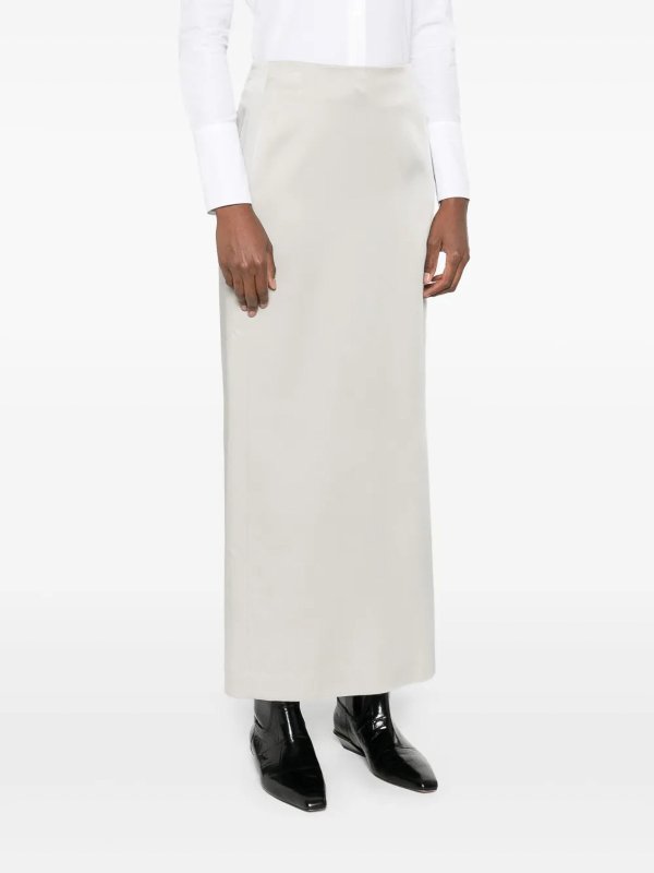 BRUNELLO CUCINELLI: ニーレングススカート＆ミディ丈 online - 膝丈/ミディスカート - グレー