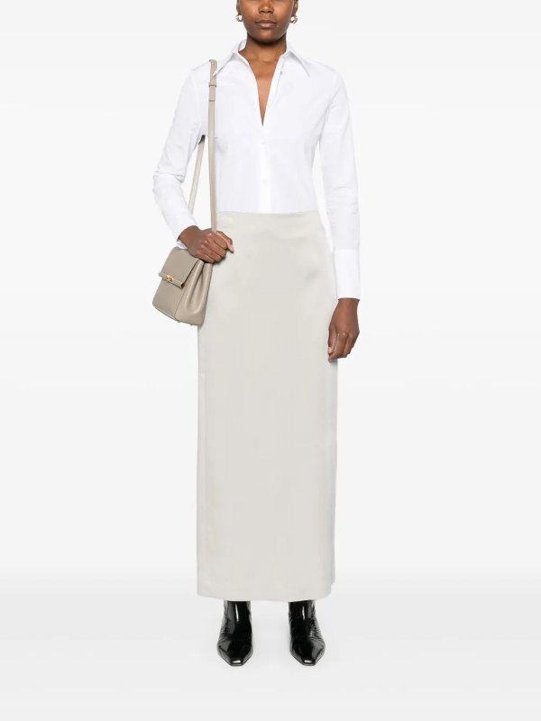 The Best Shops BRUNELLO CUCINELLI: ニーレングススカート＆ミディ丈 - 膝丈/ミディスカート - グレー