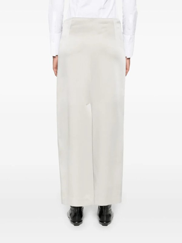 膝丈/ミディスカート - グレー shop online: BRUNELLO CUCINELLI