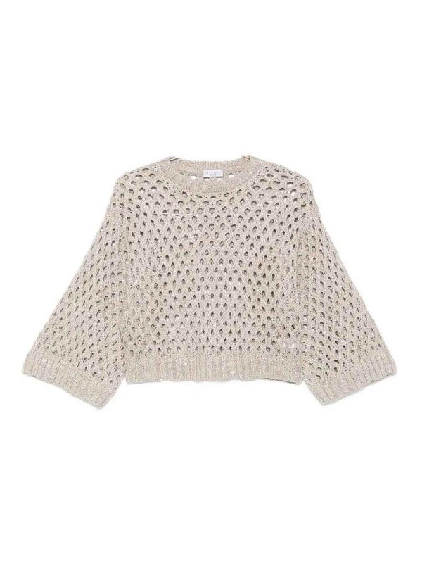 BRUNELLO CUCINELLI: クルーネック - クルーネック - グレー