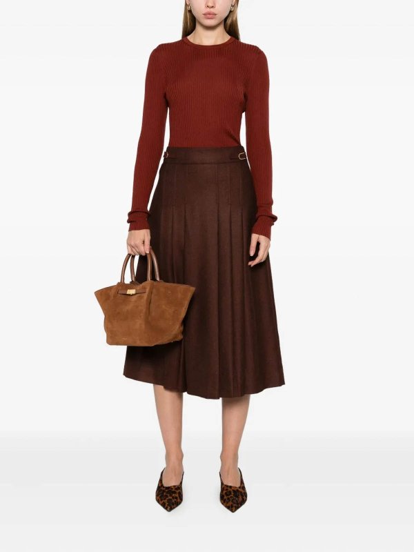 The Best Shops GABRIELA HEARST: トップス＆タンクトップ - トップ/タンクトップ - ブラウン