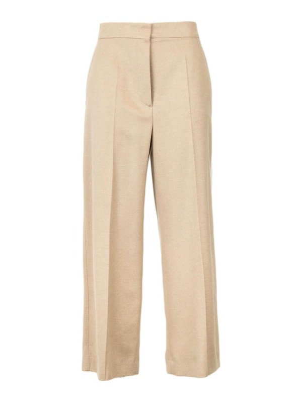 MAX MARA STUDIO: Jeans Rectos - Vaqueros Rectos - Beis