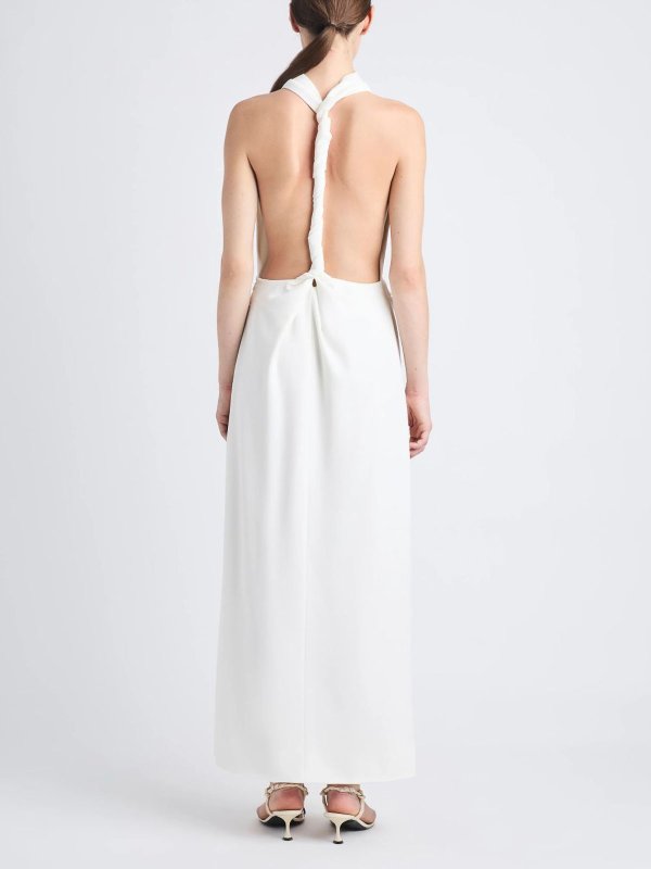 The Best Shops Proenza Schouler: ニーレングスドレス - 膝丈ドレス - 白