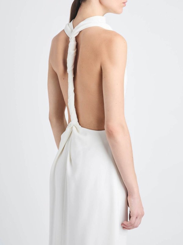 膝丈ドレス - 白 shop online: Proenza Schouler