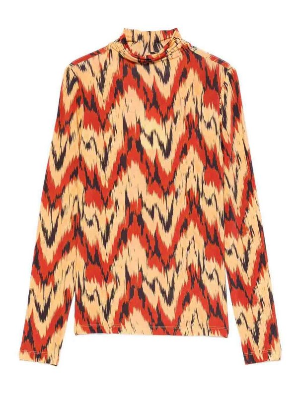 ULLA JOHNSON: Col roulé & Col polo - Pull Col Roulé - Orange