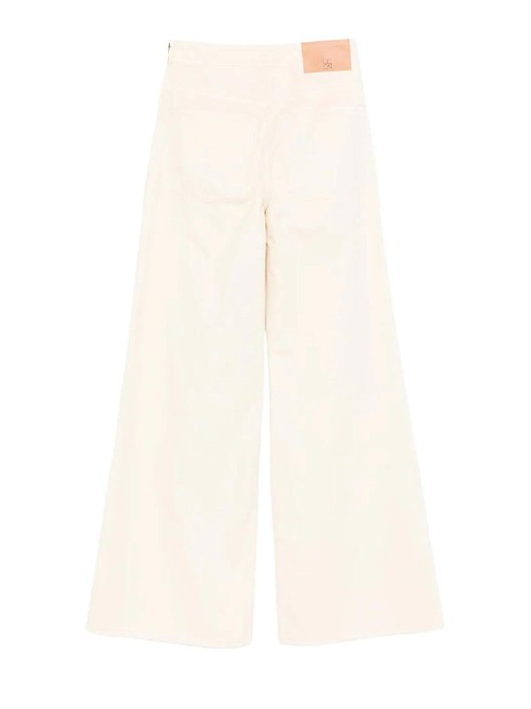 ULLA JOHNSON: Jeans Rectos online - Vaqueros Rectos - Beis