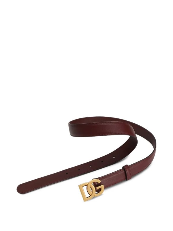 The Best Shops DOLCE & GABBANA: ベルト - ベルト - ダークレッド