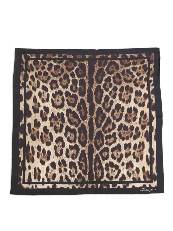 DOLCE & GABBANA: ストール＆ショール - ストール/ショール - ブラウン