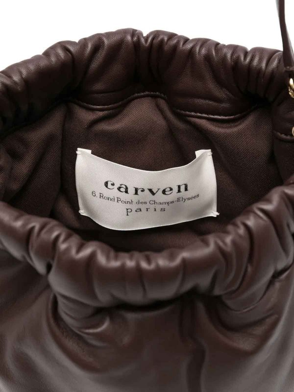トートバッグ - ブラウン shop online: CARVEN
