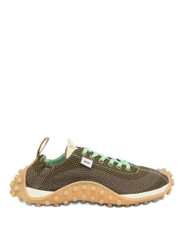AMI PARIS: Chaussures de sport - Baskets - Beige