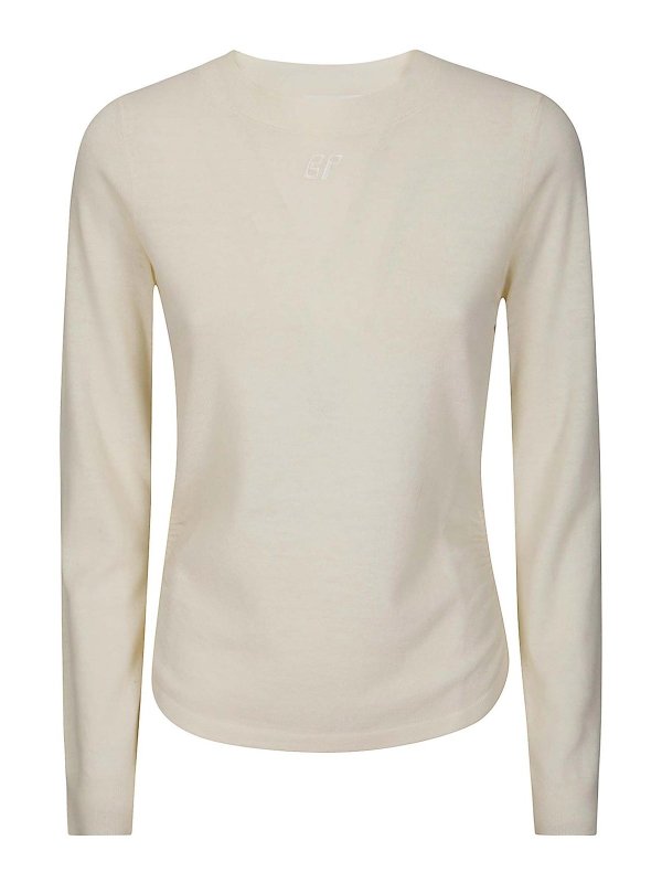 BAUM UND PFERDGARTEN: クルーネック - クルーネック - クリーム