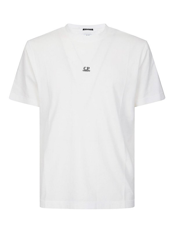 C.P. COMPANY: Camisetas - Camiseta - Blanco